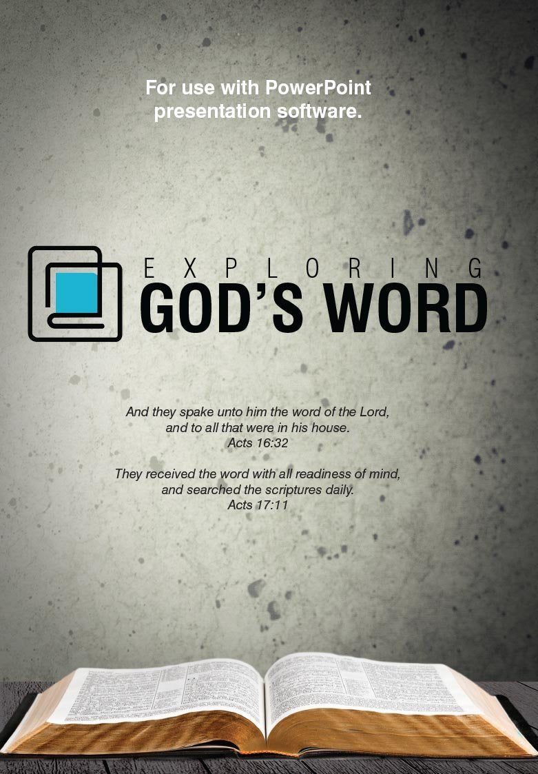 Exploring God's Word Power Point Revised - (PDF)