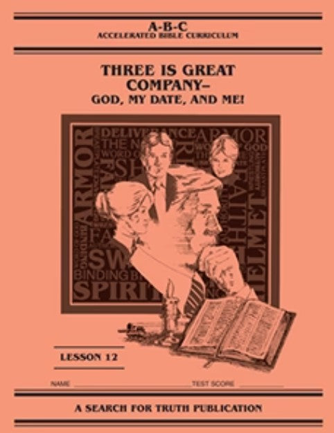 Accelerated Bible Curriculum - Three Is Great Company - Volume 12