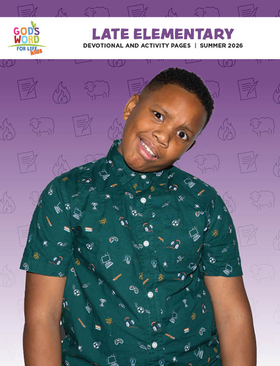 Late Elementary Devotional and Activity Pages Summer 2026