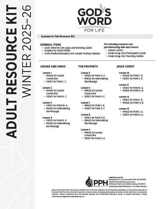 Adult Resource Kit (Digital) Winter 2026