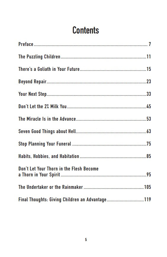 There's a Goliath in Your Future and Other Sermons