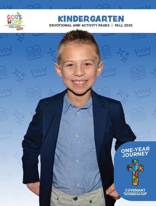 Kindergarten Devotional and  Activity Pages (Digital) Fall 2025