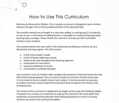 Elements for Children - Pentecostal Publishing House